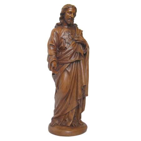 Statue Du Sacr Coeur De J Sus Cm En Pl Tre Polyester R F Sc Bc