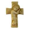 El Niño Jesús acostado sobre la cruz (patinado), 12,3 cm  (Vue de face)