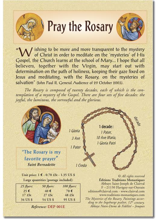 How To Say The Rosary In English | escapeauthority.com