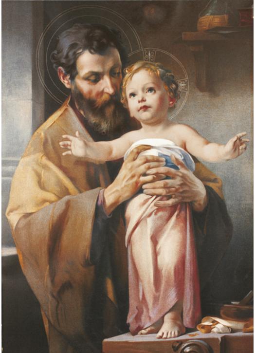 Other saints : Saint Joseph end The Child Jesus (Réf. IC_5633)