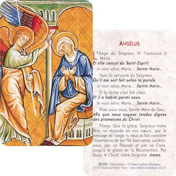 Origine et histoire de la prière de l'Angelus - Annonciation - Boutique  religieuse